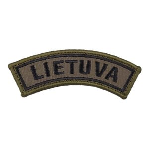 Lenktas antsiuvas "LIETUVA"