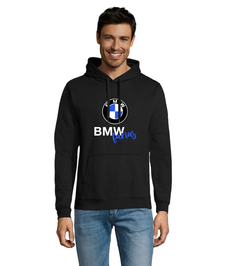 Džemperis su gobtuvu "BMW fanas"