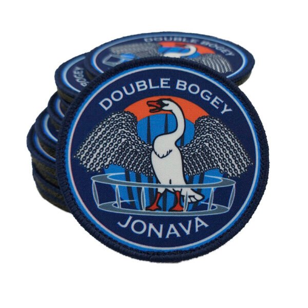 Jonavos diskgolfo klubo "Double Bogey" antsiuvas 7,5 cm