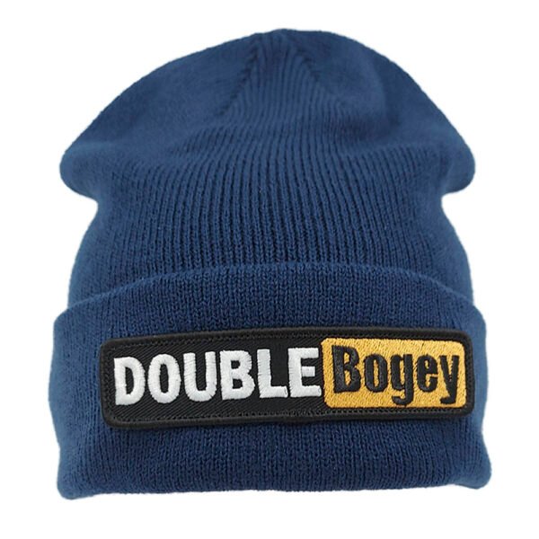 Jonavos diskgolfo klubo „Double Bogey” žieminė kepurė su pirmu klubo logotipu