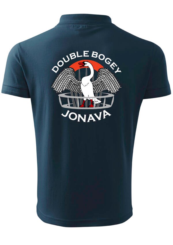 Jonavos diskgolfo klubo "Double Bogey" polo marškinėliai - Image 2